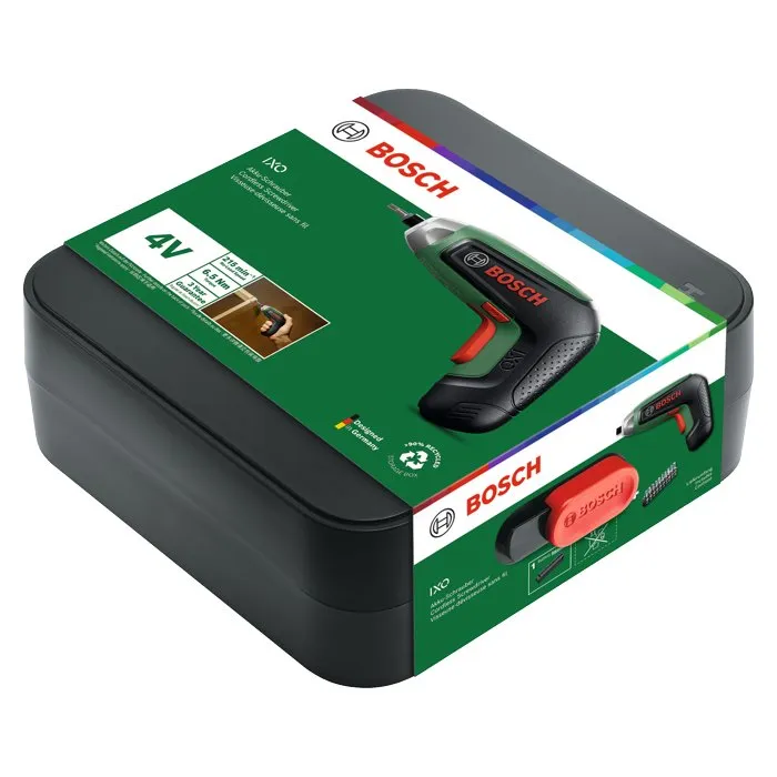 Bosch IXO 8 Basic - Visseuse sans fil avec 10 embouts et boîte de rangement