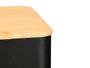 KINVARA Boîte de rangement 6 compartiments couvercle bambou Negro