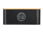 KINVARA Boîte de rangement 6 compartiments couvercle bambou Negro
