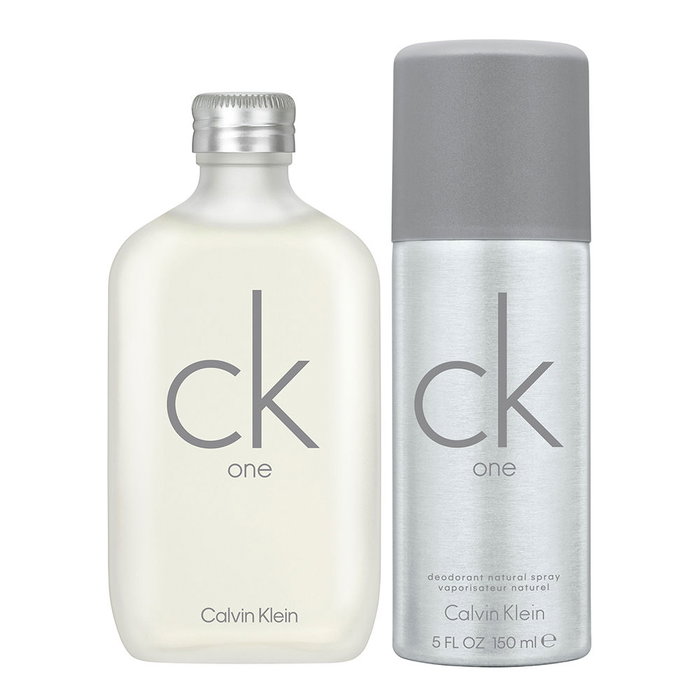 Calvin Klein CK ONE Coffret 2 pièces Eau de Toilette 100 ml + Déodorant 150 ml