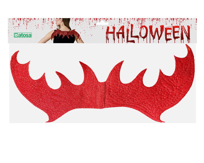 Atosa Ailes Rouges Brillantes de Diablesse pour Femme Adulte Atosa Ailes Rouges Brillantes de Diablesse pour Femme Adulte