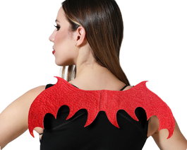 Atosa Ailes Rouges Brillantes de Diablesse pour Femme Adulte