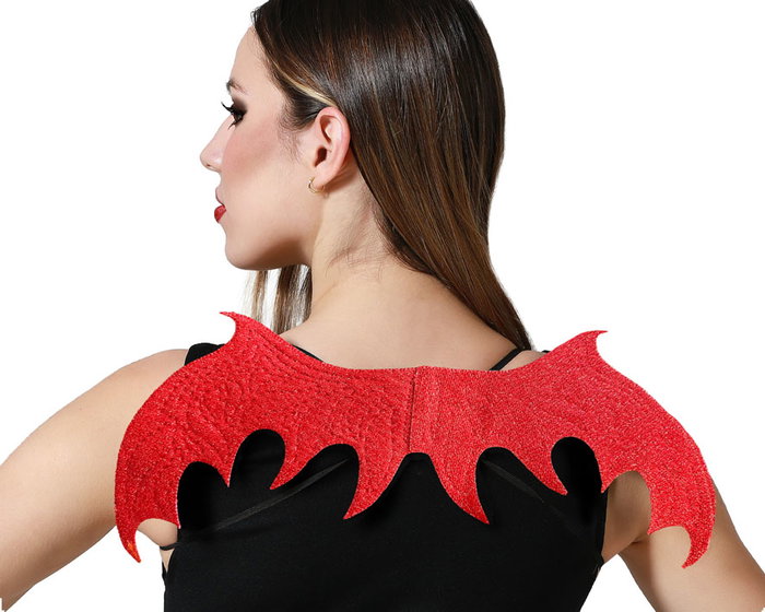 Atosa Ailes Rouges Brillantes de Diablesse pour Femme Adulte Atosa Ailes Rouges Brillantes de Diablesse pour Femme Adulte