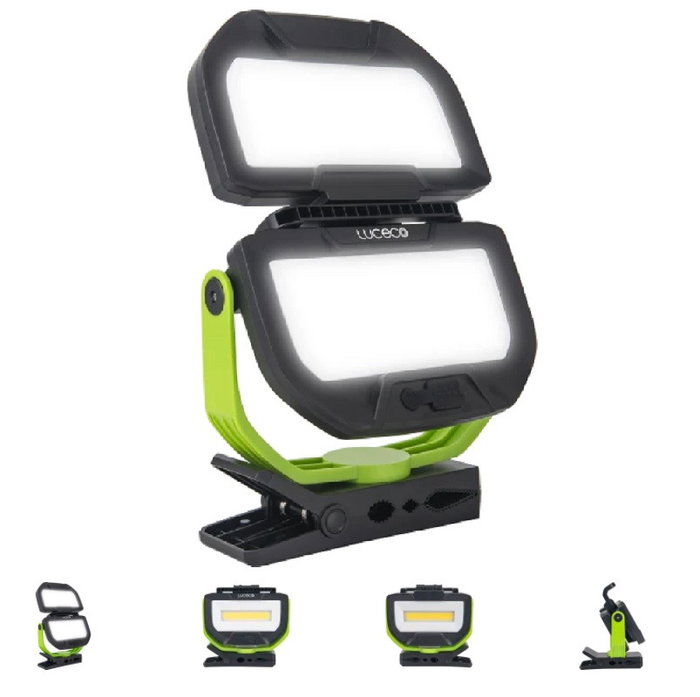 LUCECO Projecteur LED portable bipanel LILC250G65-01, 25 W, 2500 lm LUCECO Projecteur LED portable bipanel LILC250G65-01, 25 W, 2500 lm