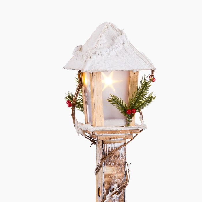 BigBuy Home Lampadaire LED en Bois 16 x 16 x 85 cm BigBuy Home Lampadaire LED en Bois 16 x 16 x 85 cm