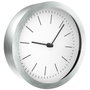 Mebus Horloge Quartz Murale et de Table 19634 Argentée et Blanche