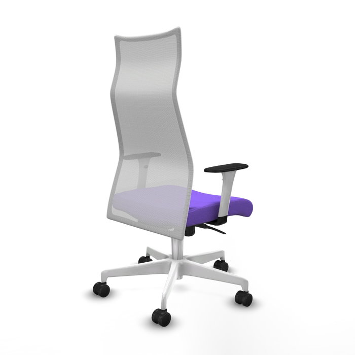 Piqueras y Crespo Chaise de Bureau Albacete Lila et Blanc Piqueras y Crespo Chaise de Bureau Albacete Lila et Blanc
