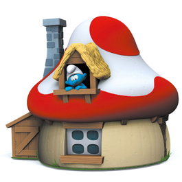 Plastoy Tirelire Les Schtroumpfs Maison Champignon en PVC