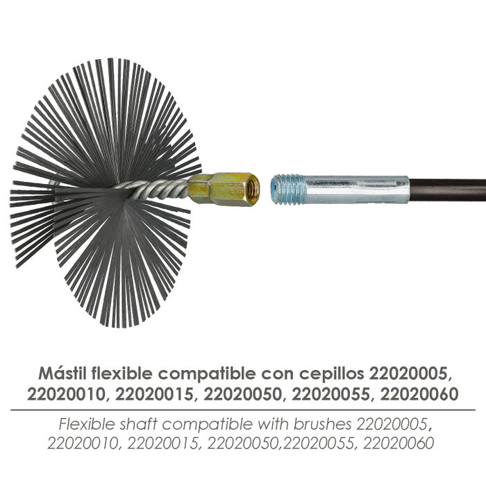 WOLFPACK LINEA PROFESIONAL Mât Flexible de Débroussaillage M12 1,4 m WOLFPACK LINEA PROFESIONAL Mât Flexible de Débroussaillage M12 1,4 m