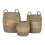 Set de basket Home ESPRIT Naturel Jacinthe d'eau (3 Pièces)