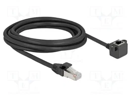 DELOCK Extendeur Ethernet Cat 6 F/UTP 3m Noir