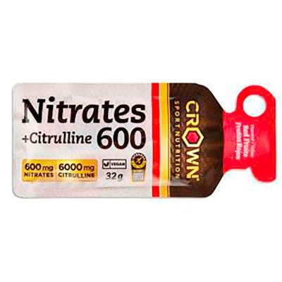 CROWN SPORT NUTRITION Nitrates 600 + Citrulline Frutos Rojos - Stimulant Pré-Entraînement - Boisson Gel Monodose 32 g - Certifié Antidopage CROWN SPORT NUTRITION Nitrates 600 + Citrulline Frutos Rojos - Stimulant Pré-Entraînement - Boisson Gel Monodose 32 g - Certifié Antidopage