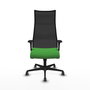 Piqueras y Crespo Chaise de Bureau Albacete Vert et Noir