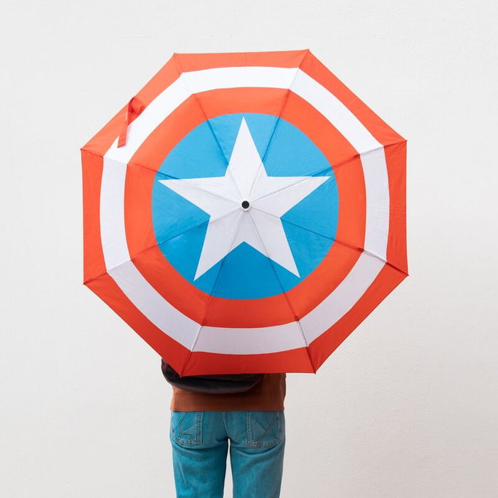 ERIK Parapluie pliable automatique Captain America Marvel ERIK Parapluie pliable automatique Captain America Marvel