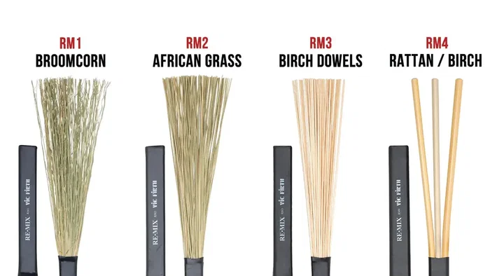 Vic Firth Escobilles RE·MIX Broomcorn