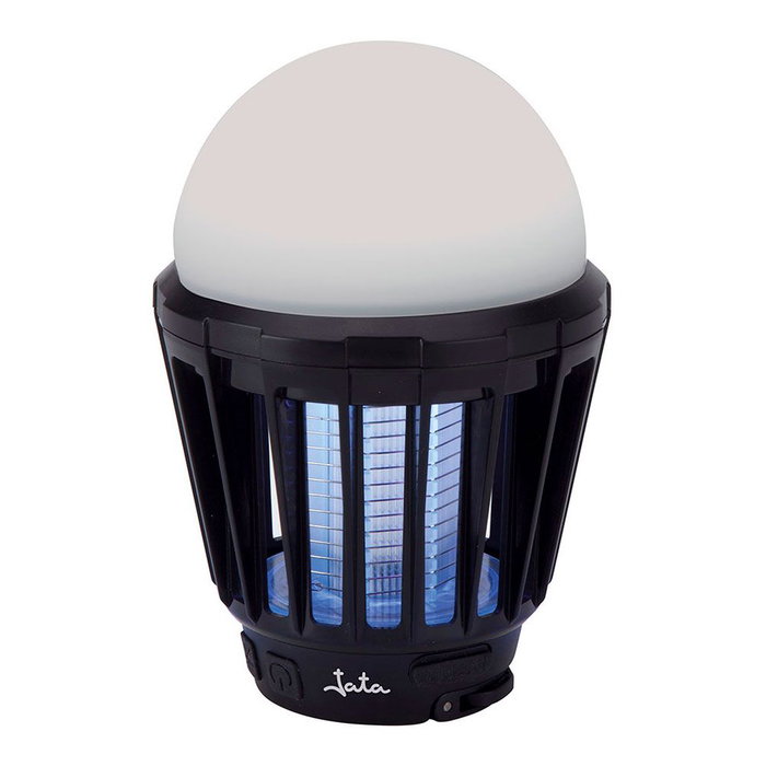 Jata Hogar Lampe Attrape-Moustiques Portative USB 5W 50m² UV LED IPX6 Intérieur/Extérieur ⌀8,8x12,9cm