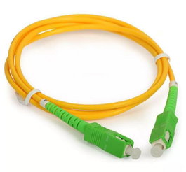 MicroConnect Câble à fibre optique SC-SC Monomode Simplex OS2 Jaune 7m
