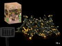 IBERGARDEN Guirlande solaire 15 m 240 LED Lumière chaude