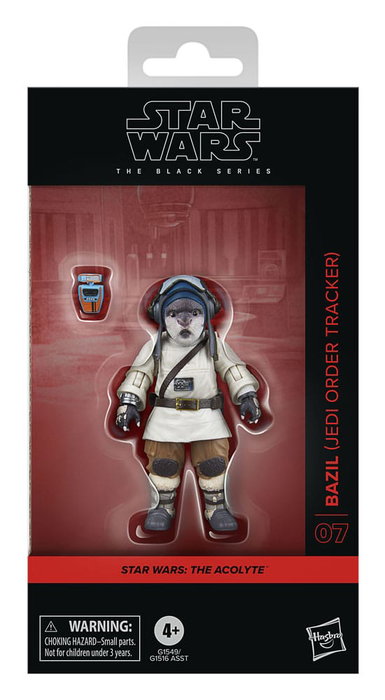 Star Wars: The Acolyte Black Series figurine Bazil (Jedi Order Tracker) 10 cm