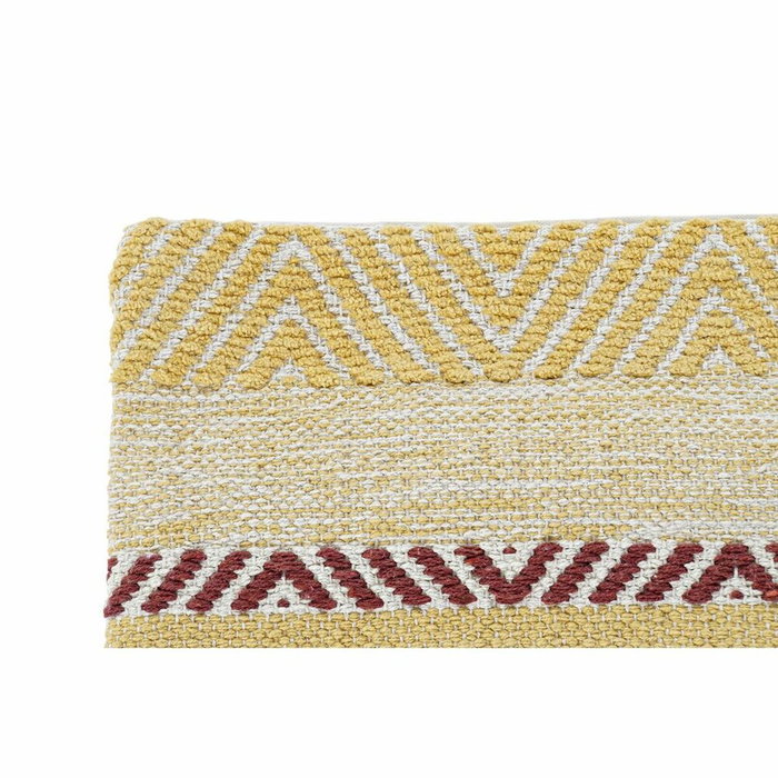 Housse de coussin DKD Home Decor Multicouleur Frange Boho (60 x 60 x 2 cm)