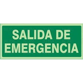 DUVER Panneau de sortie d'urgence lumineuse SAL.EMERG 297x148 mm