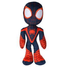 SIMBA Peluche Miles Morales Spiderman Marvel 25 cm avec yeux brillants dans le noir