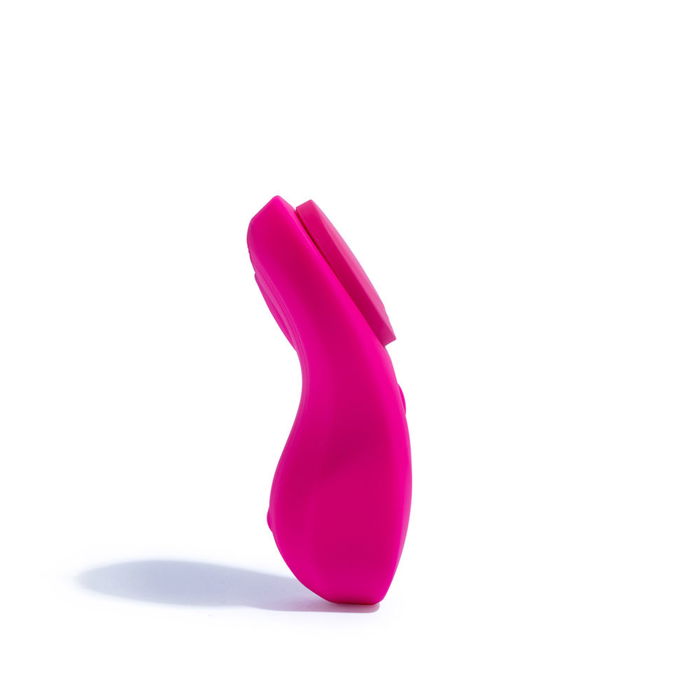 Platanomelón Vibromasseur Clitoridien Cala Fuchsia Silicone Rechargeable USB Résistant à l'Eau avec Télécommande 1 Unité