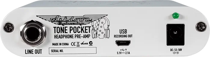 ASHDOWN Tone Pocket - Préamplificateur pour Casque et Interface Audio - Blanc