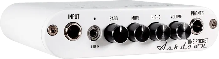 ASHDOWN Tone Pocket - Préamplificateur pour Casque et Interface Audio - Blanc