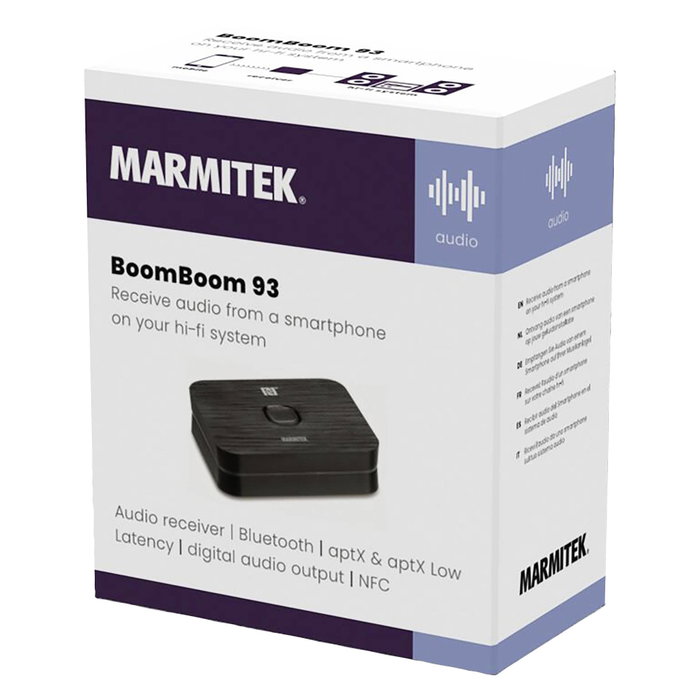 Marmitek BoomBoom 93 récepteur audio Bluetooth Marmitek BoomBoom 93 récepteur audio Bluetooth
