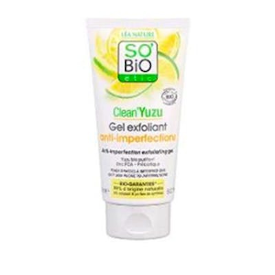 SO´BIO ETIC Gel Exfoliant Clean Yuzu Anti Imperfections SO´BIO ETIC Gel Exfoliant Clean Yuzu Anti Imperfections