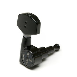 Graphtech Ratio Acoustic 3+3 C0Ntemporary 2 Pin - Black Mécaniques d'accordage précises