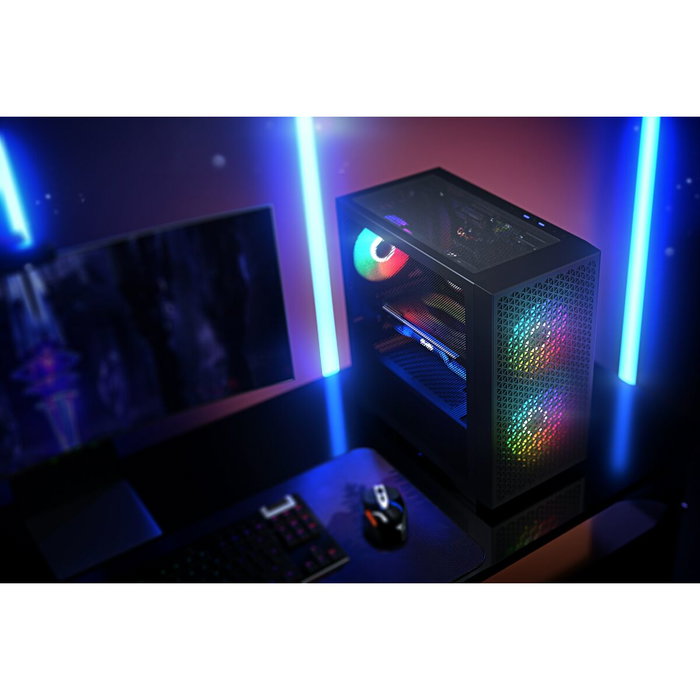 Boîtier ATX semi-tour Logic AM-DART-PRO-ARGB-10 Noir Boîtier ATX semi-tour Logic AM-DART-PRO-ARGB-10 Noir