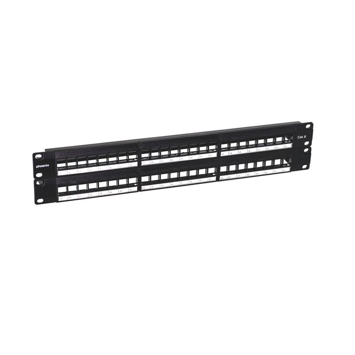 Phoenix technologies Patch Panel PHTN30148 48 ports RJ45 CAT.6 UTP 1U