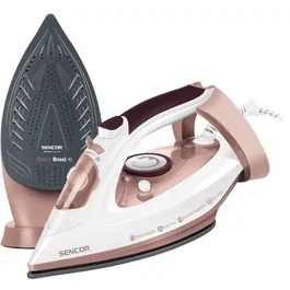 Sencor SSI 3520RS Fer à vapeur 3100 W, semelle en céramique, débit vapeur 35 g/min, 280 ml, autonettoyant, anti-gouttes