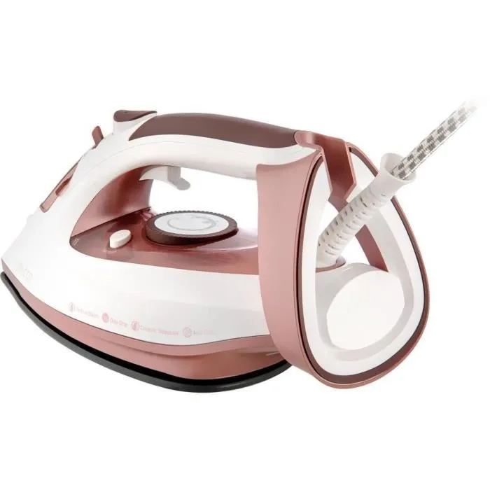 Sencor SSI 3520RS Fer à vapeur 3100 W, semelle en céramique, débit vapeur 35 g/min, 280 ml, autonettoyant, anti-gouttes