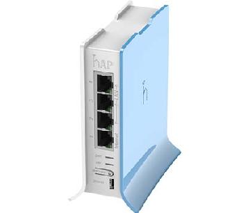 Mikrotik RB941-2nD-TC hAP lite Routeur sans fil 2.4GHz 650MHz 32MB RAM 4 ports Fast Ethernet Mikrotik RB941-2nD-TC hAP lite Routeur sans fil 2.4GHz 650MHz 32MB RAM 4 ports Fast Ethernet