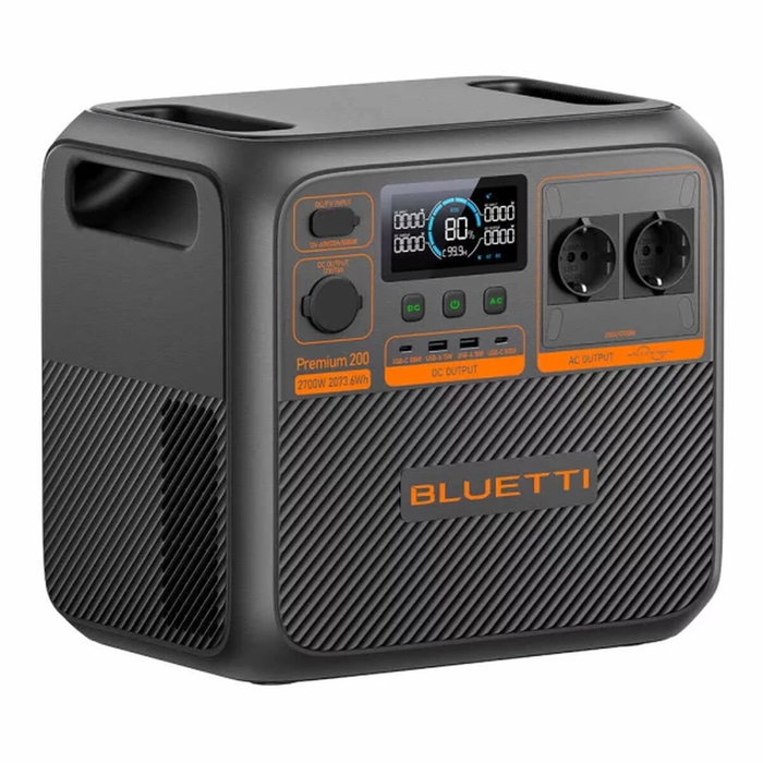Système d'Alimentation Sans Interruption Interactif Bluetti P-PR200V2-EU-GY-BL 2600 W