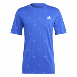 T-shirt à manches courtes homme Adidas Essentials Monogram Bleu
