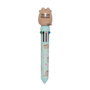 ERIK - Stylo 3D à 10 couleurs Foodie Collection avec personnage Pusheen en topper PVC - Stylo à bille