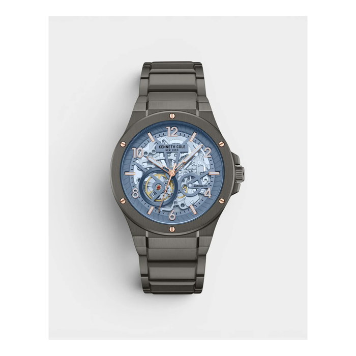 Kenneth Cole KCWGY0063301 - Montre Automatique Homme - Gris/Bleu Kenneth Cole KCWGY0063301 - Montre Automatique Homme - Gris/Bleu
