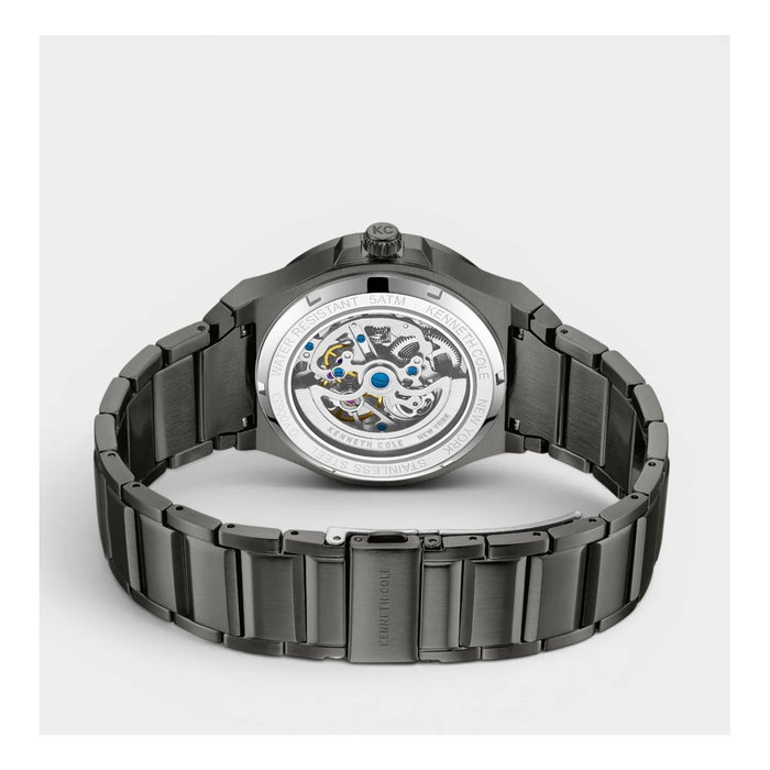 Kenneth Cole KCWGY0063301 - Montre Automatique Homme - Gris/Bleu Kenneth Cole KCWGY0063301 - Montre Automatique Homme - Gris/Bleu