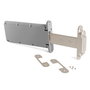 Koblenz Kiker Bisagra Oculta - Paire de charnières cachées pour portes battantes, ouverture à 90°, finition nickel satiné, système invisible