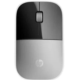 HP Souris sans fil Z3700 avec connexion 2,4 GHz, 1200 DPI, conception ergonomique pour confort du poignet, couleur argentée