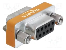 DELOCK Adaptateur Null-Modem D-Sub 9 Broches