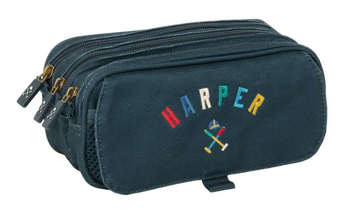 Safta Portatodo Triple Big Harper & Neyer - Porte-tout triple pour enfants - Dimensions 21.5 x 10 x 8 cm Safta Portatodo Triple Big Harper & Neyer - Porte-tout triple pour enfants - Dimensions 21.5 x 10 x 8 cm