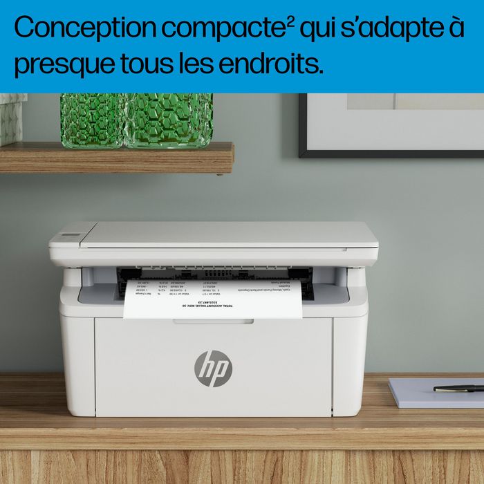 HP LaserJet MFP M140w - Imprimante multifonction laser noir et blanc compacte avec impression, copie, numérisation, jusqu'à 20 ppm et application HP Smart