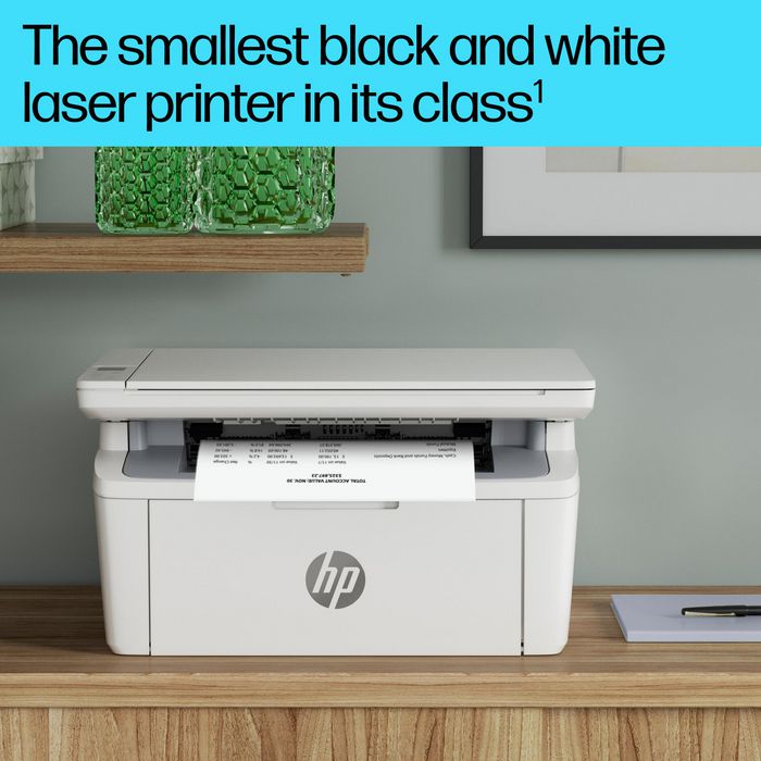 HP LaserJet MFP M140w - Imprimante multifonction laser noir et blanc compacte avec impression, copie, numérisation, jusqu'à 20 ppm et application HP Smart