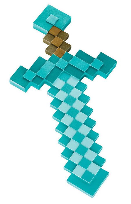 DISGUISE Épée en diamant Minecraft 51 cm en plastique DISGUISE Épée en diamant Minecraft 51 cm en plastique