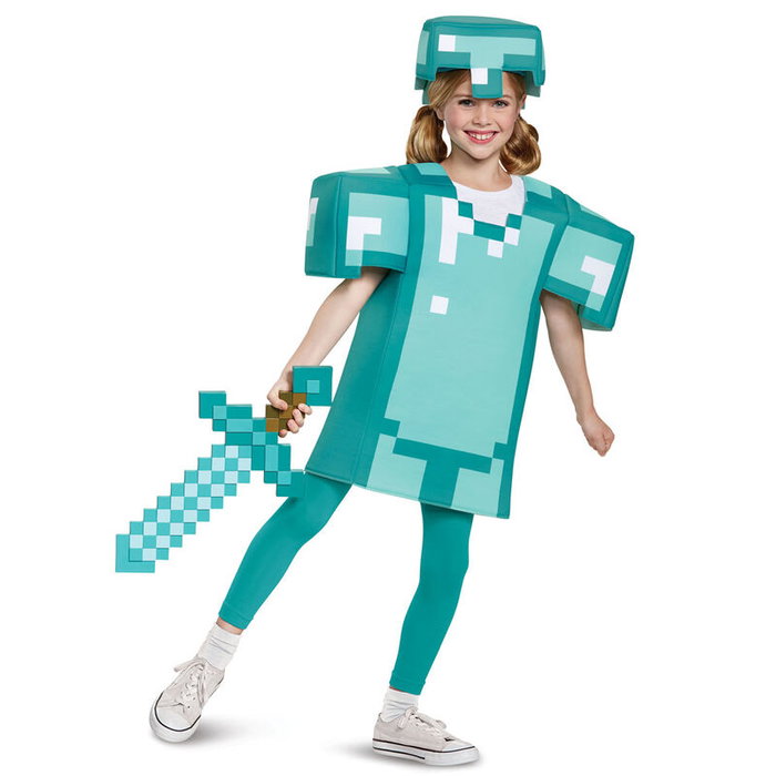 DISGUISE - Épée Minecraft de 50 cm pour accessoire de déguisement, jeu en anglais DISGUISE - Épée Minecraft de 50 cm pour accessoire de déguisement, jeu en anglais